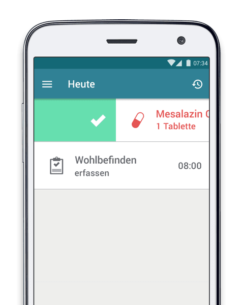 MyTherapy Stimmungstagebuch App mit Medikamentenerinnerung