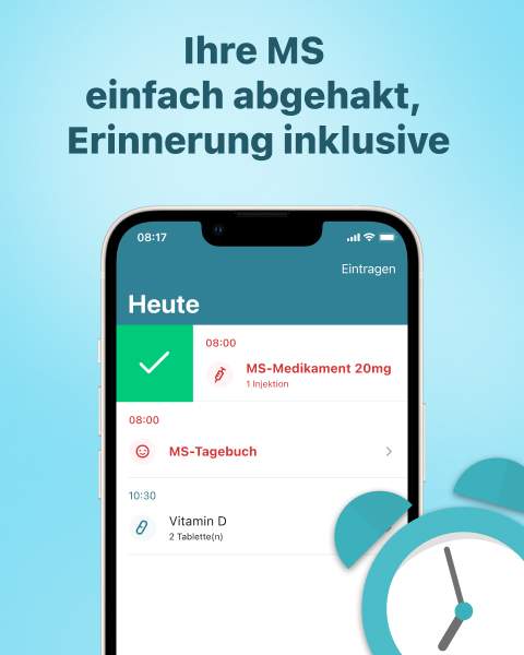 MyTherapy App für die Behandlung von Multipler Sklerose