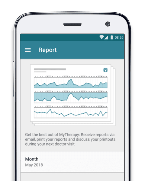 mytherapy health tracker health report