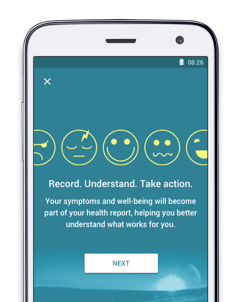 MyTherapy symptom tracker for rare diseases such as ehlers danlos syndrome