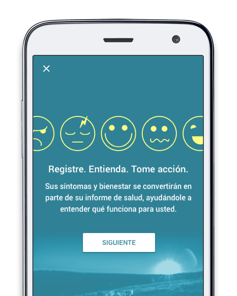 Registro de estados de animo con MyTherapy