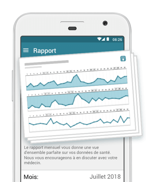 Application MyTherapy pour le traitement et le journal des symptômes de la sclérose en plaques