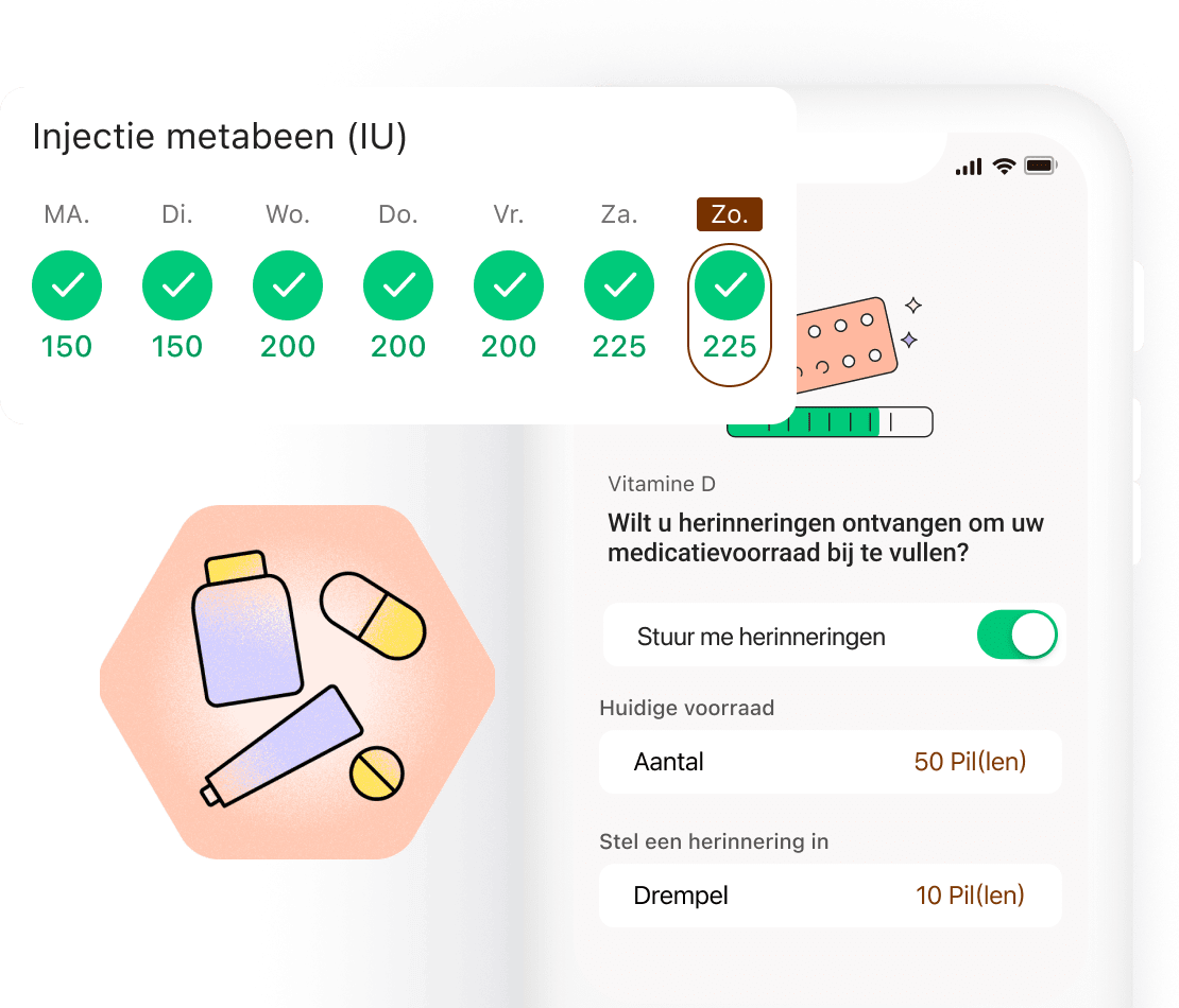 Houd altijd de controle over uw medicijnvoorraad
